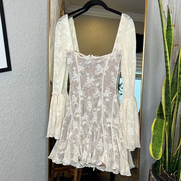 House of CB 'Analissa' Vintage Cream Lace Corset Dress NWOT - Picture 10 of 11